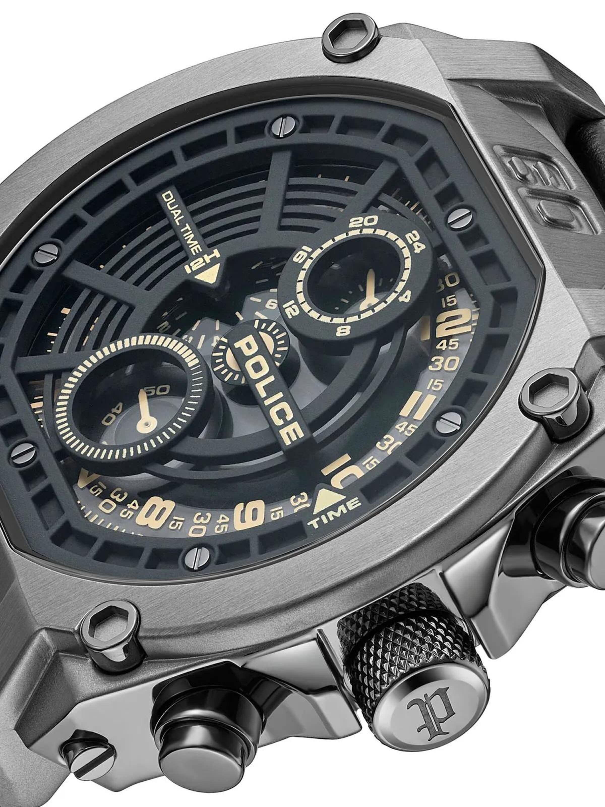 POLICE Analoog horloge in Grijs