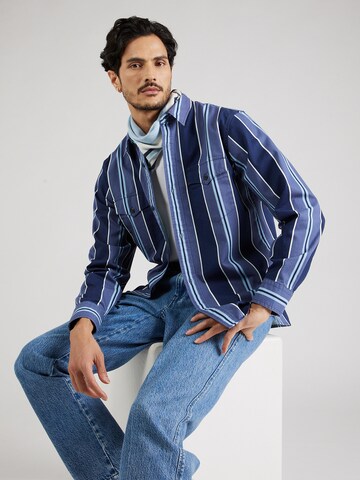 LEVI'S ® Comfort Fit Hemd 'Relaxed Fit Western' in Blau