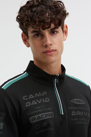 CAMP DAVID Sweatshirt in Black