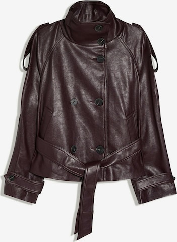 Cappotto di mezza stagione di Bershka in rosso: frontale