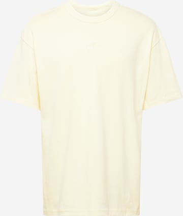 Nike Sportswear T-shirt 'Essential' i gul: framsida