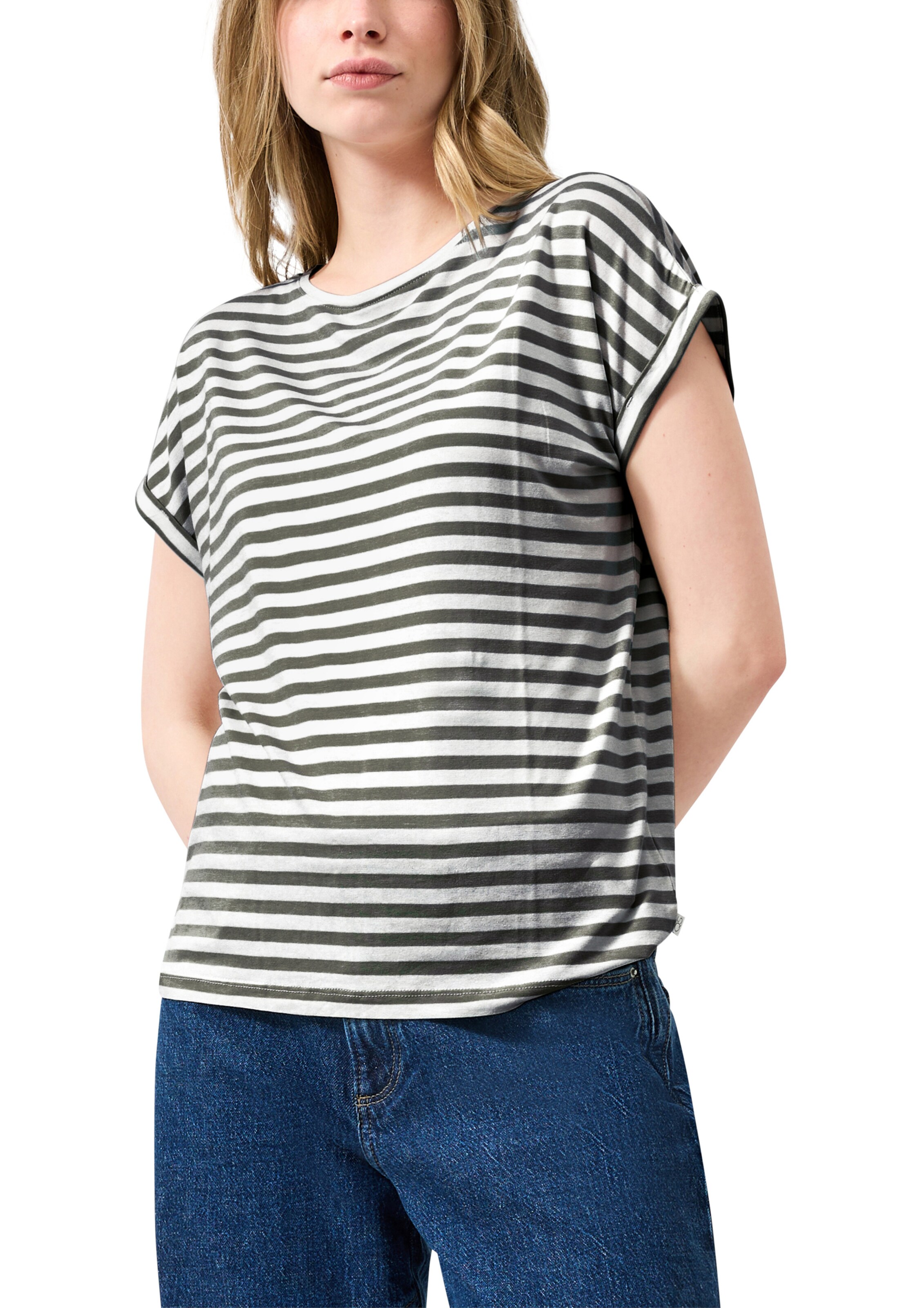 T-shirt QS en mélange de couleurs