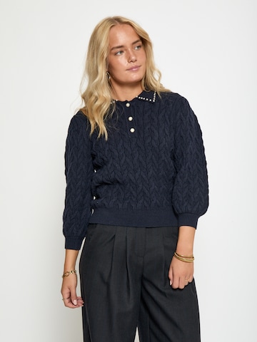 Pullover 'Filucca' di minus in blu: frontale