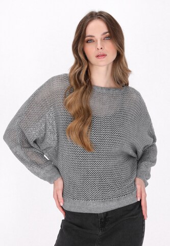 DreiMaster Vintage Свитер 'Comfy' в Серый: спереди