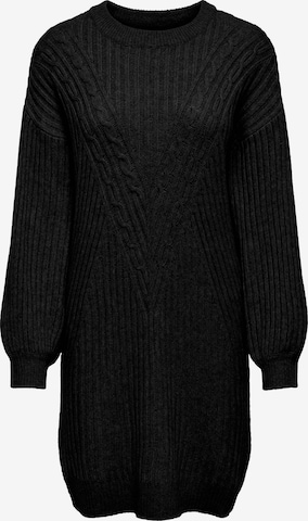 ONLY Knitted dress 'ALLIE' in Black: front