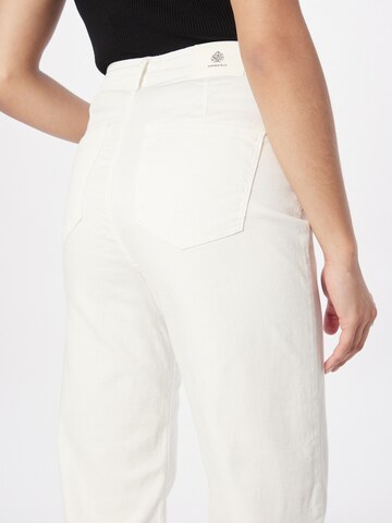 Springfield Široke hlačnice Kavbojke 'SARGA' | bela barva