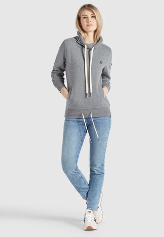 khujo Sweatshirt 'Tempa' in Grey: front
