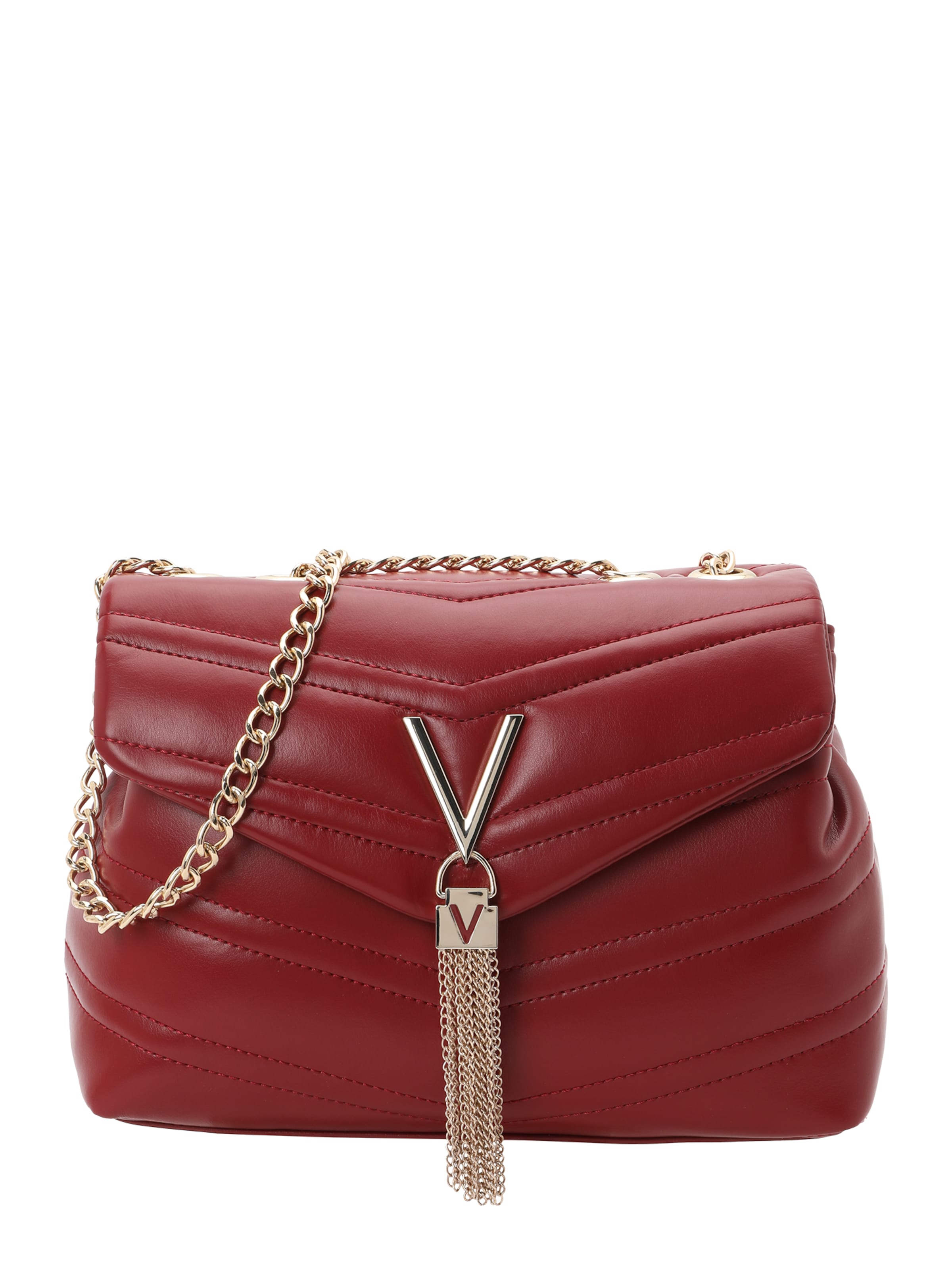 Borsa a spalla 'PRIVILEGE' di VALENTINO in rosso: frontale