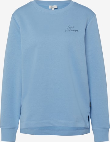 s.Oliver Sweatshirt in Blau: Vorderseite