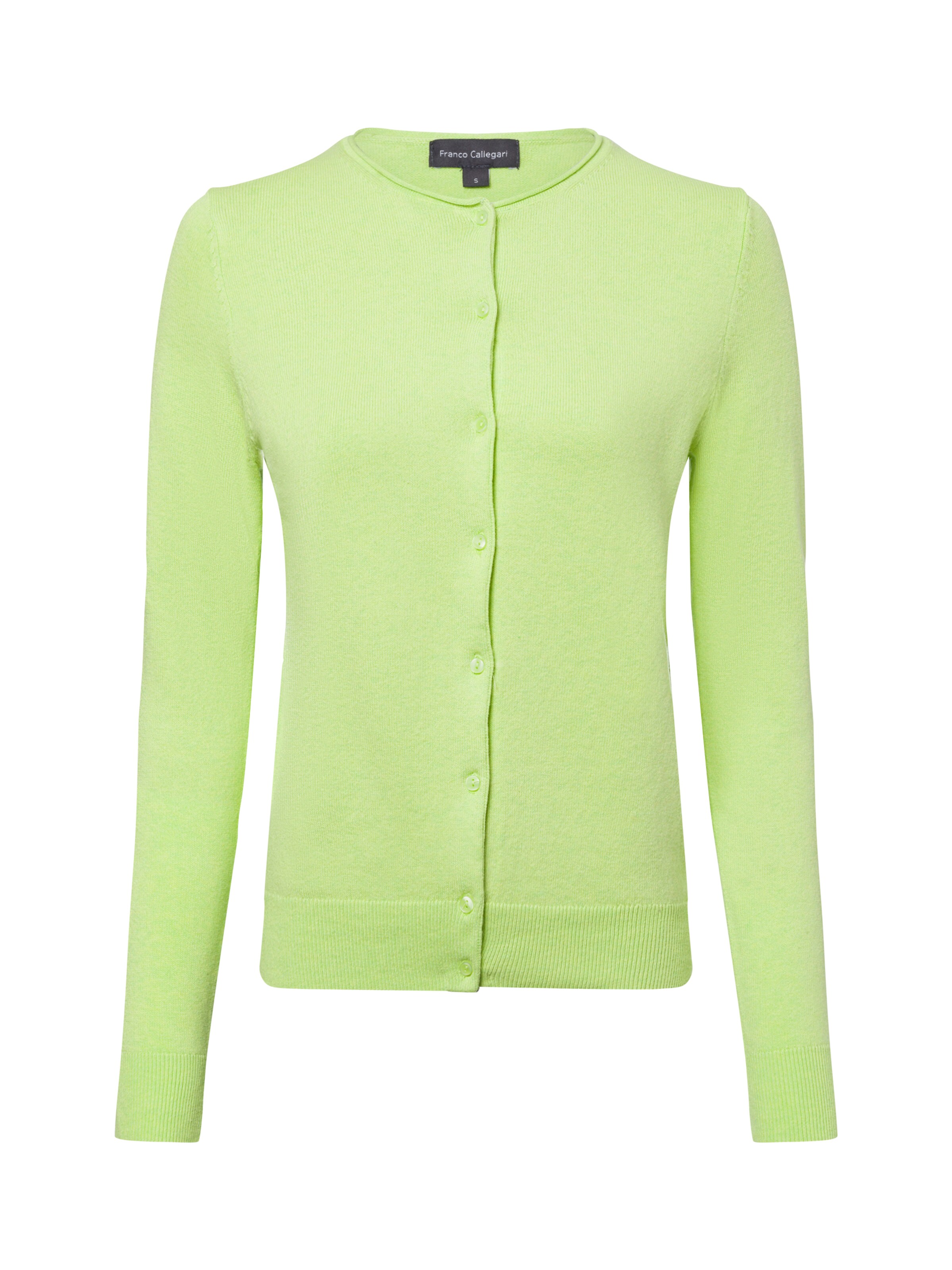 Franco Callegari Strickjacke in Grün: Vorderseite
