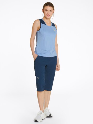 ZIENER Regular Workout Pants 'NESTLA' in Blue