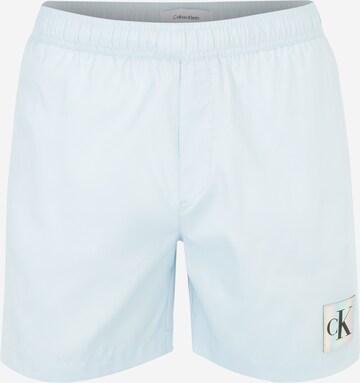 Calvin Klein Swimwear - Bermudas en azul: frente