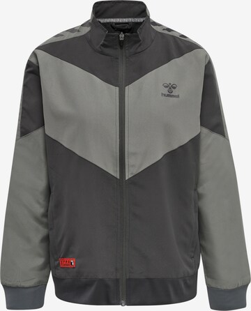 Veste de sport Hummel en gris : devant