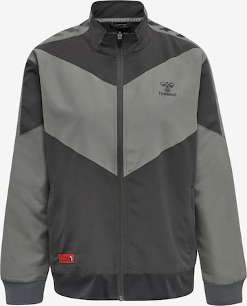 Hummel Athletic Jacket in Grey: front