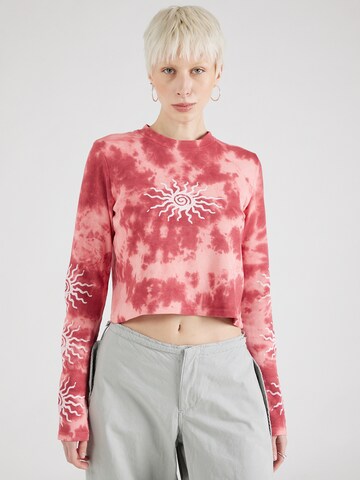 Maglietta 'MYSTIC SUN' di BDG Urban Outfitters in rosso: frontale