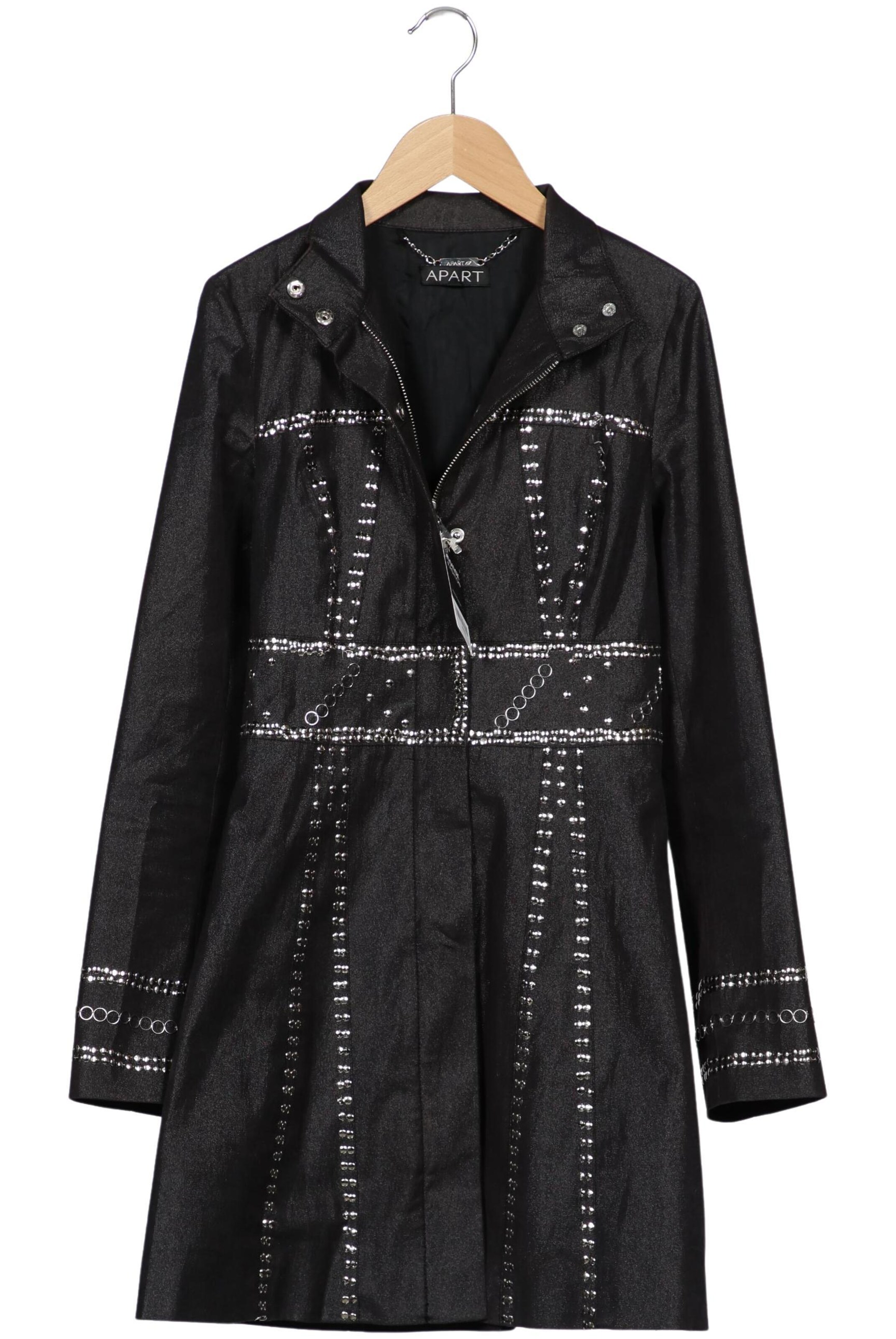 APART Jacket & Coat in XS in Black: front