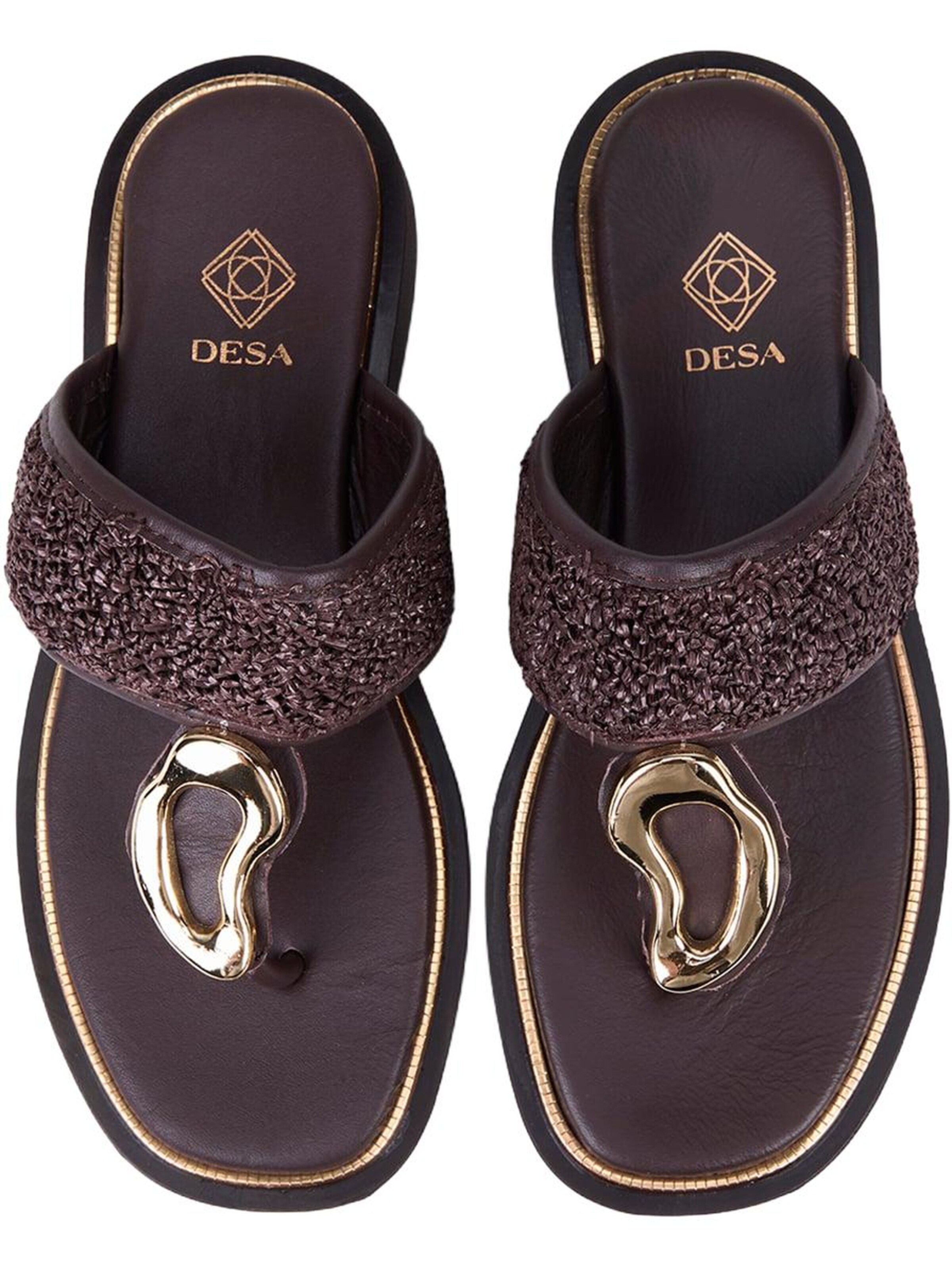 Desa Teenslipper in Bruin