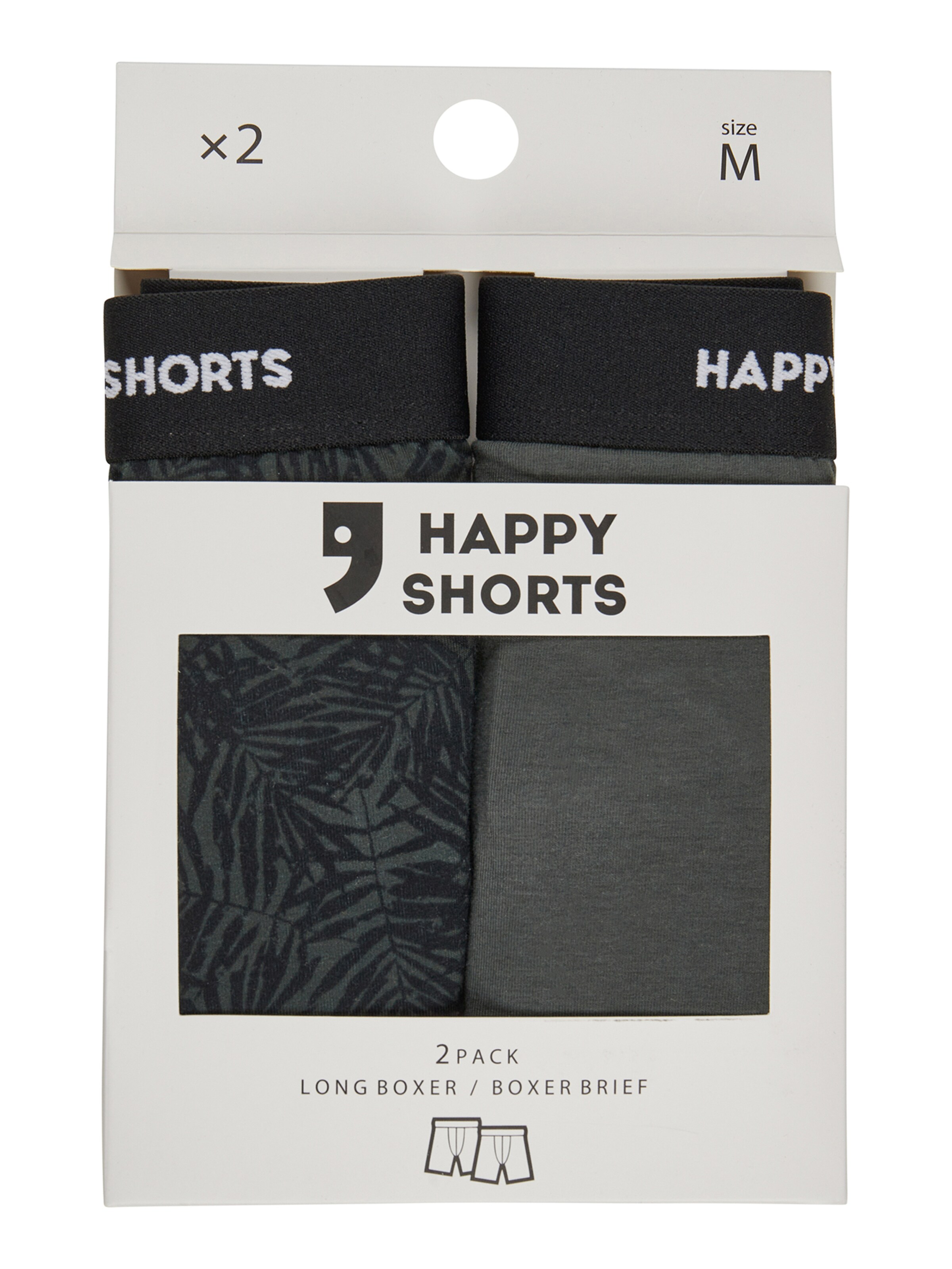 Boxers ' Jersey Boxer Briefs ' Happy Shorts en bleu