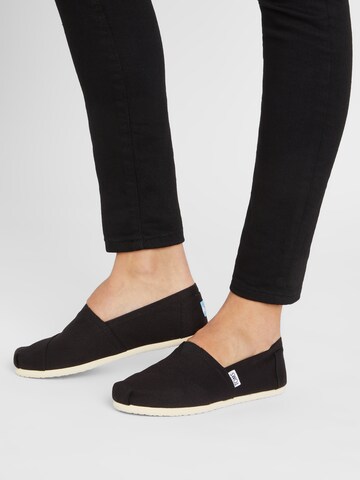 TOMS Espadryle 'Alpargata Core' w kolorze czarny