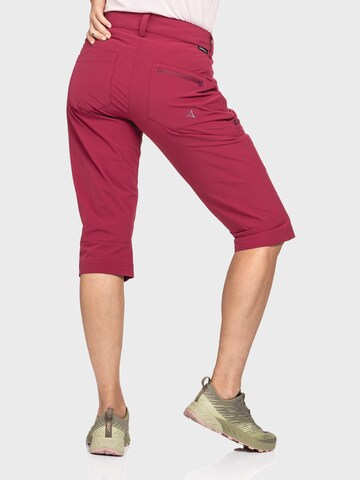 Regular Pantalon outdoor 'Caracas2' Schöffel en rouge