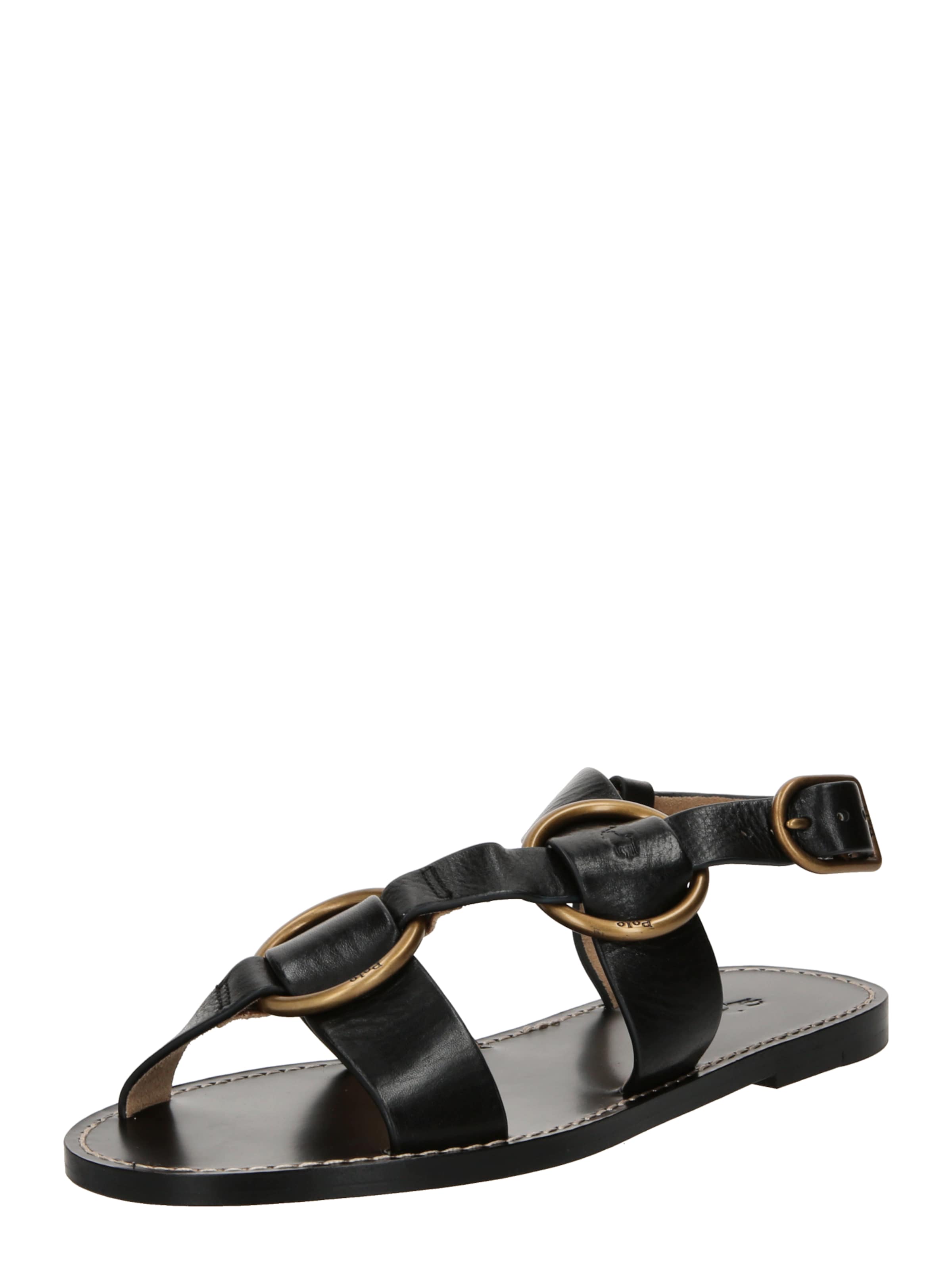 Polo Ralph Lauren - Sandália em preto: frente