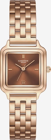 Glanzstücke München Analoguhr in Gold: Vorderseite