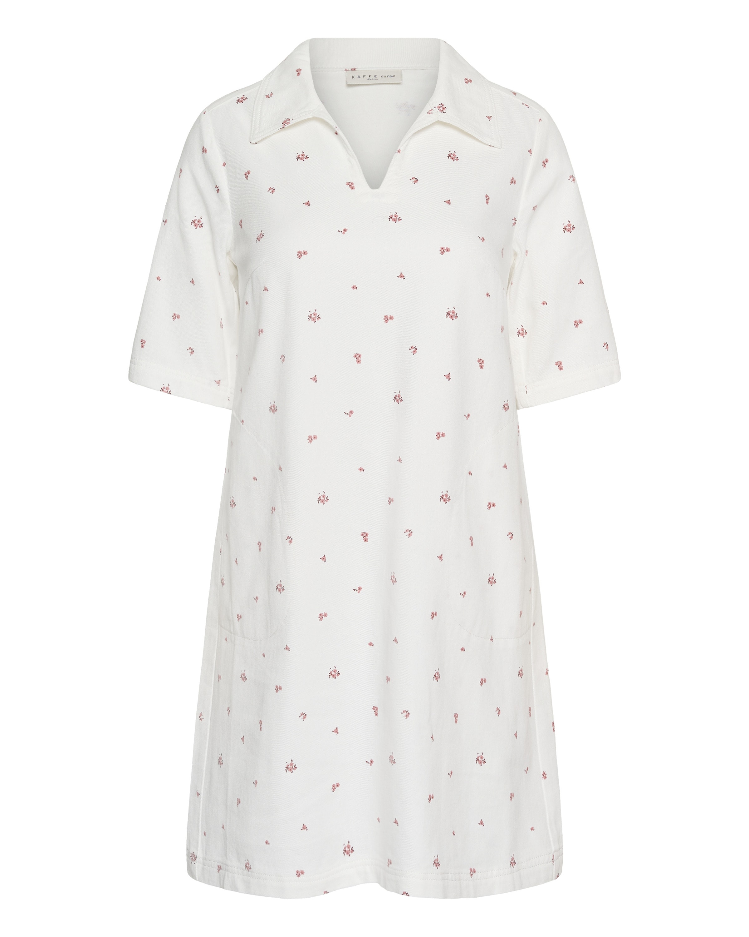 KAFFE CURVE Dress 'KCflorina' in White: front