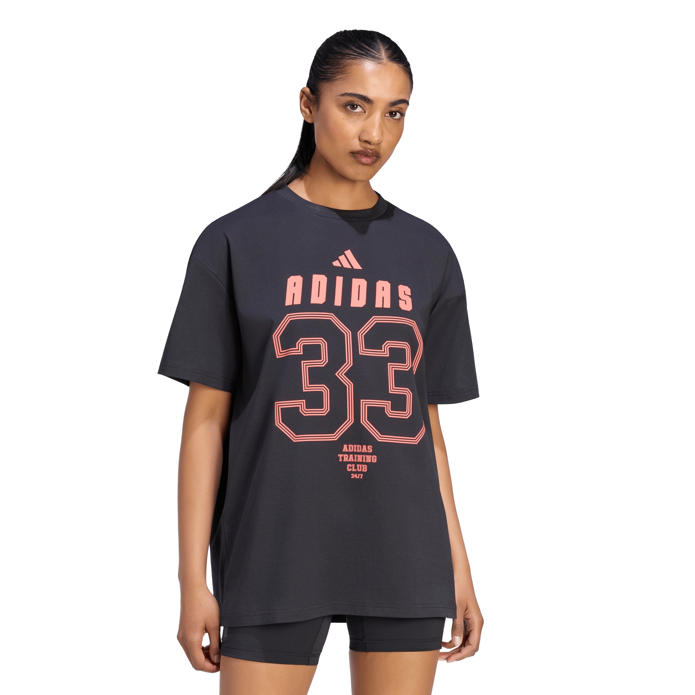 ADIDAS PERFORMANCE Performance Shirt 'PWR ESS' in Black: front