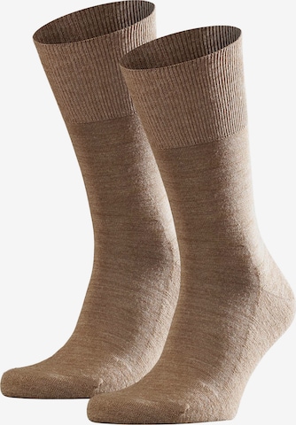 Chaussettes FALKE en beige : devant