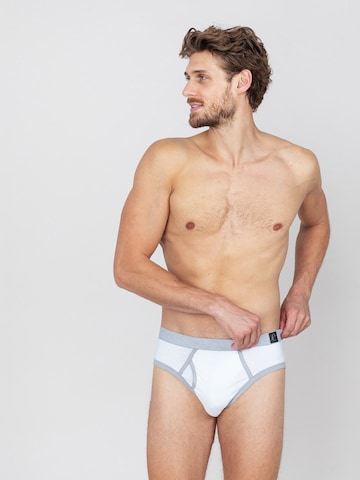 Erlich Textil Slip 'Theo' in Weiß: Vorderseite