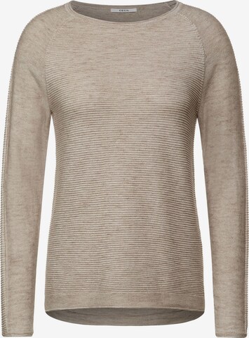 CECIL Sweater in Beige: front