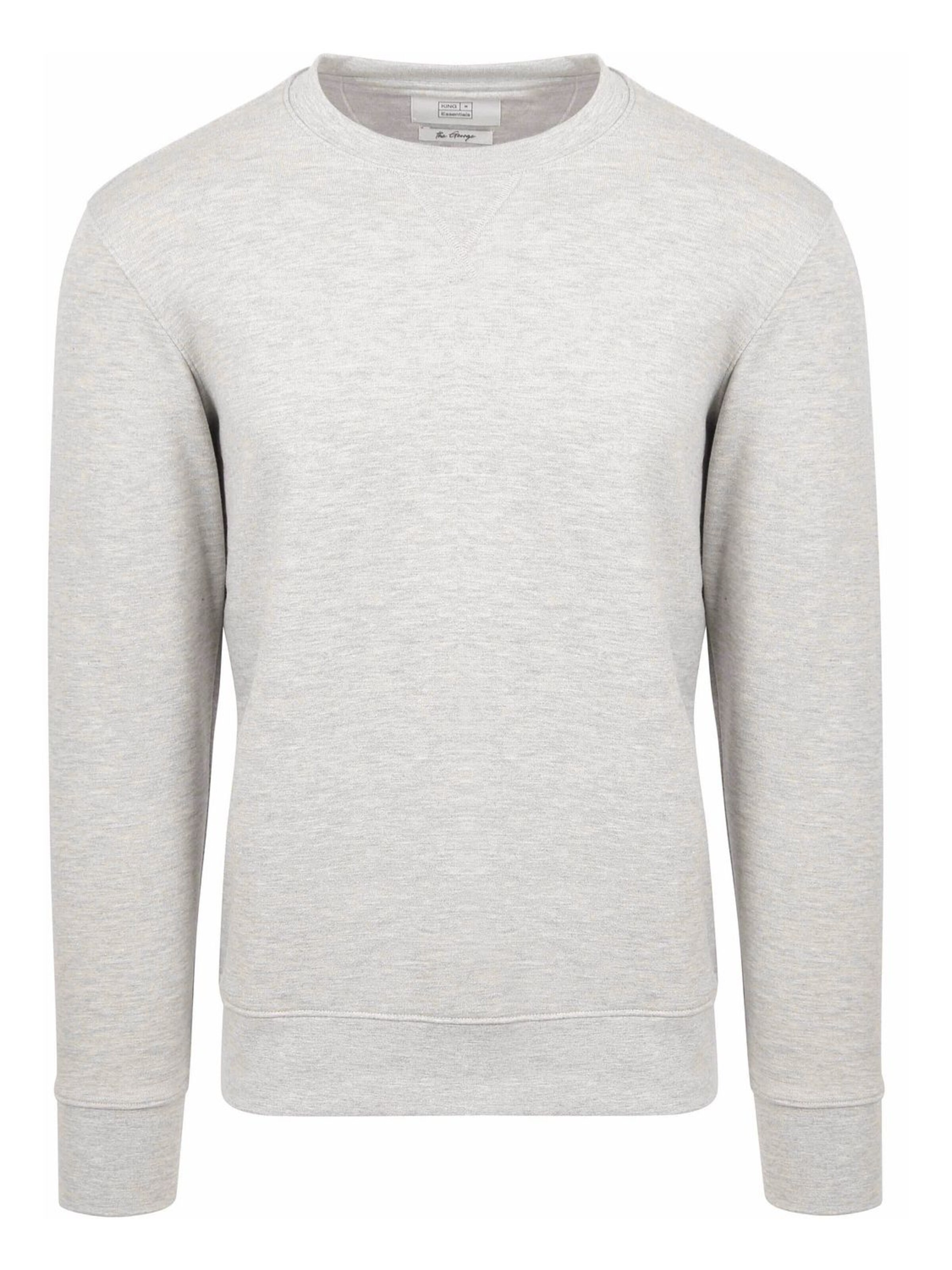 KING Essentials Sweater 'The George' in Grey: front