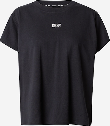 DKNY Performance T-Shirt in Schwarz: predná strana