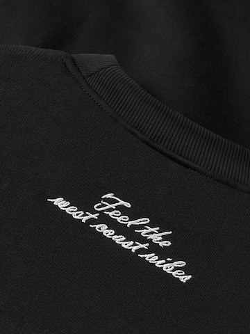 NAME IT - Sudadera 'NKMTROY' en negro