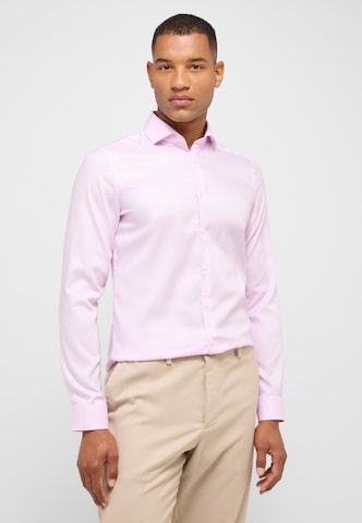 ETERNA Slim fit Button Up Shirt in Pink: front