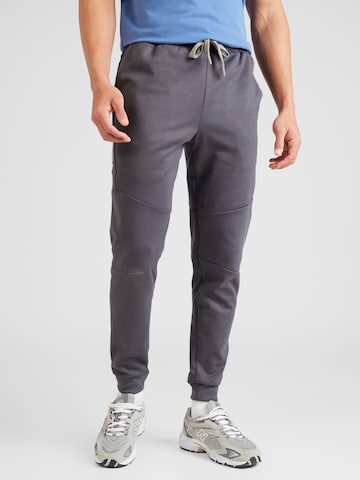 BIDI BADU Tapered Workout Pants in Grey: front