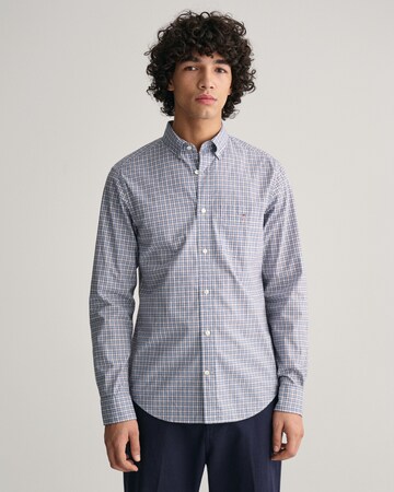 GANT Regular fit Button Up Shirt in Blue: front