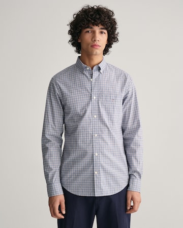 GANT Regular fit Button Up Shirt in Blue: front