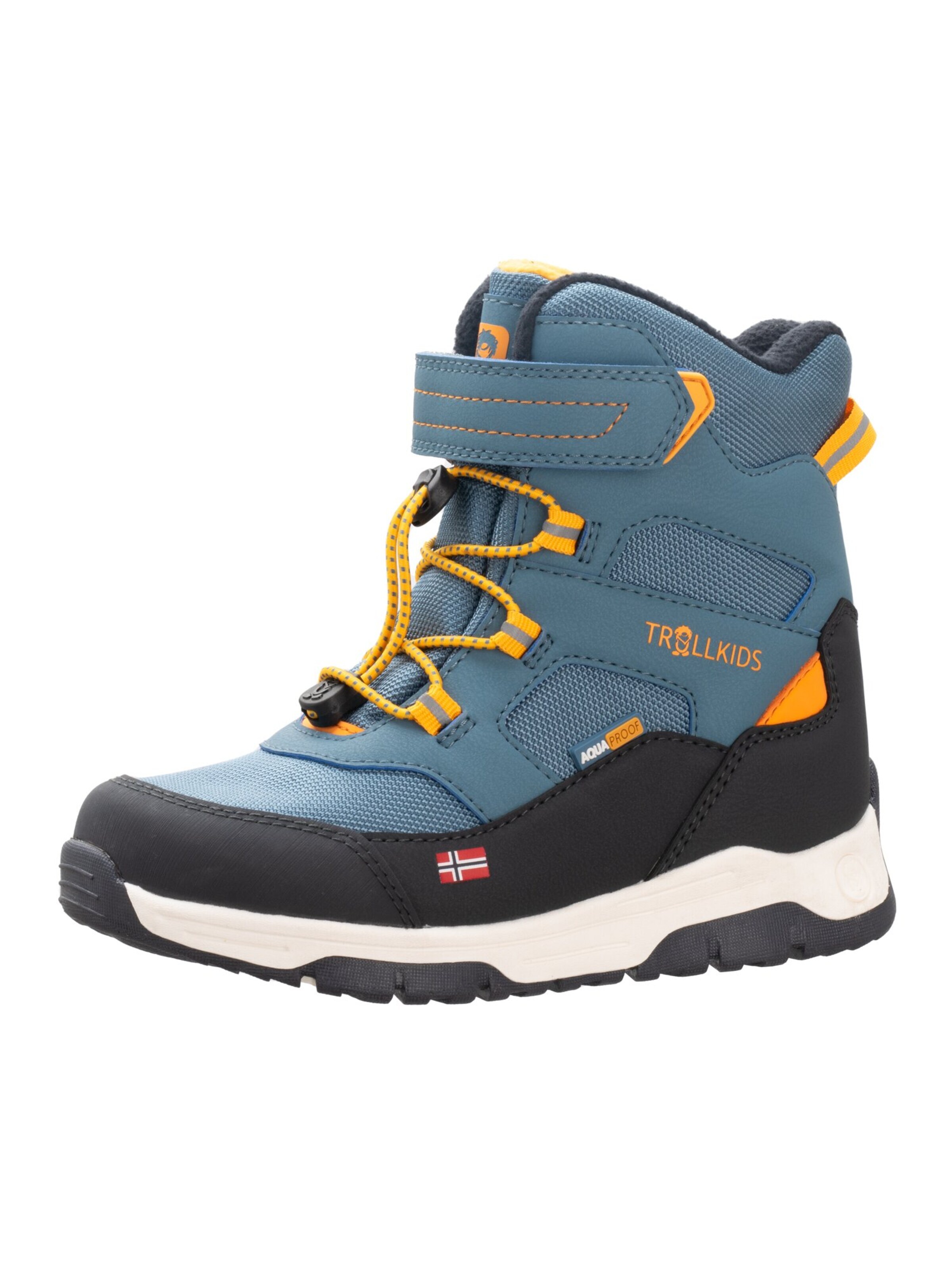 TROLLKIDS Snow Boots in Blue: front