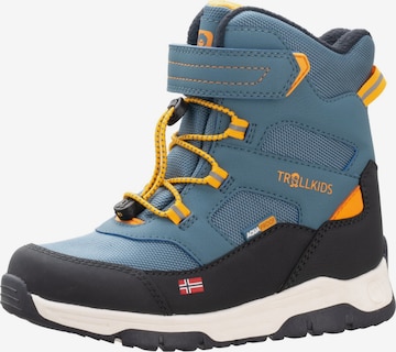TROLLKIDS Snow Boots in Blue: front