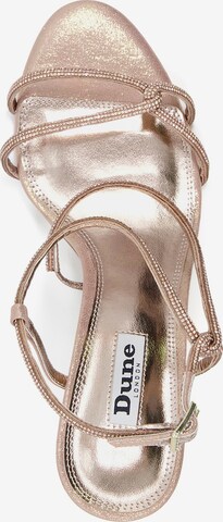 Dune LONDON - Sandalias con hebilla 'MAJESTYS' en oro