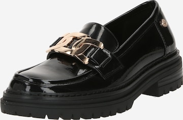 Xti Classic Flats in Black: front