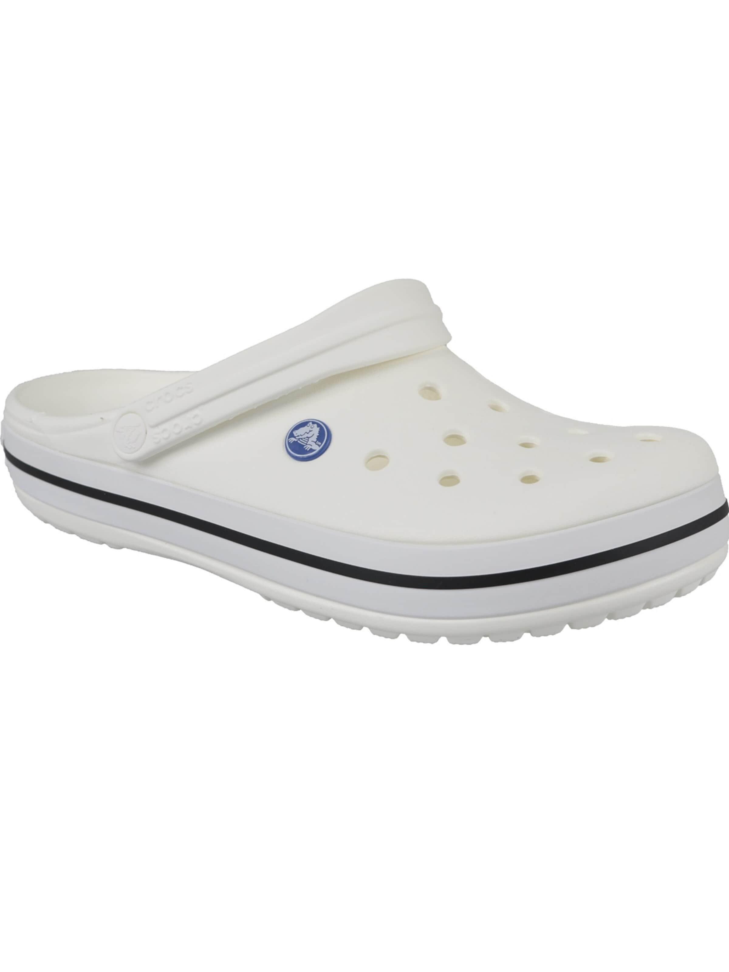 Crocs Clogs 'Crocband'‌‌‌‌‌ in Weiß: Vorderseite