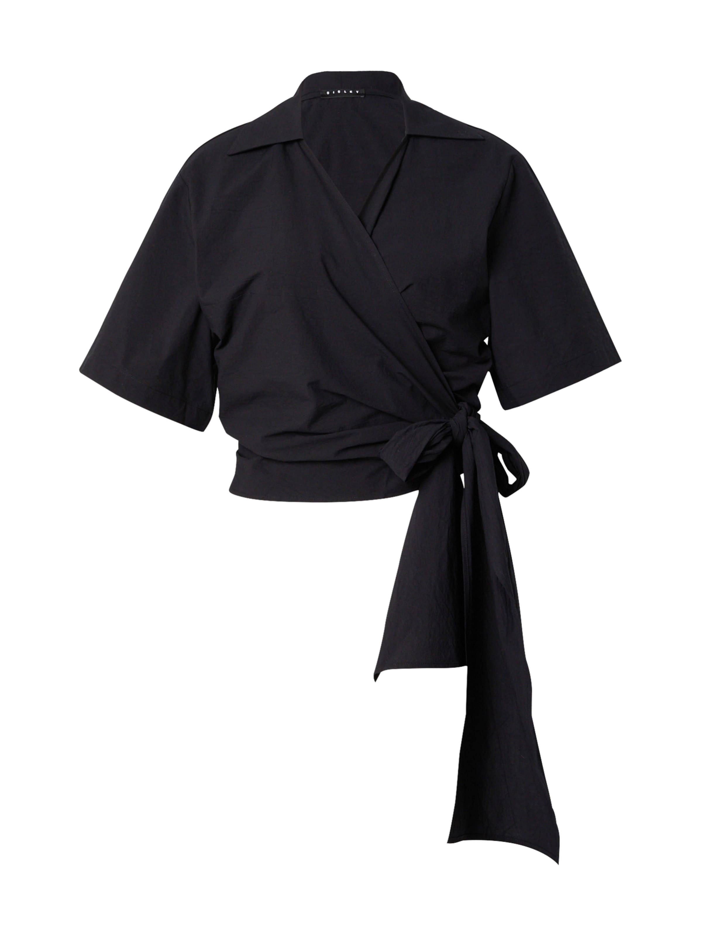 Sisley Blouse in Zwart: voorkant