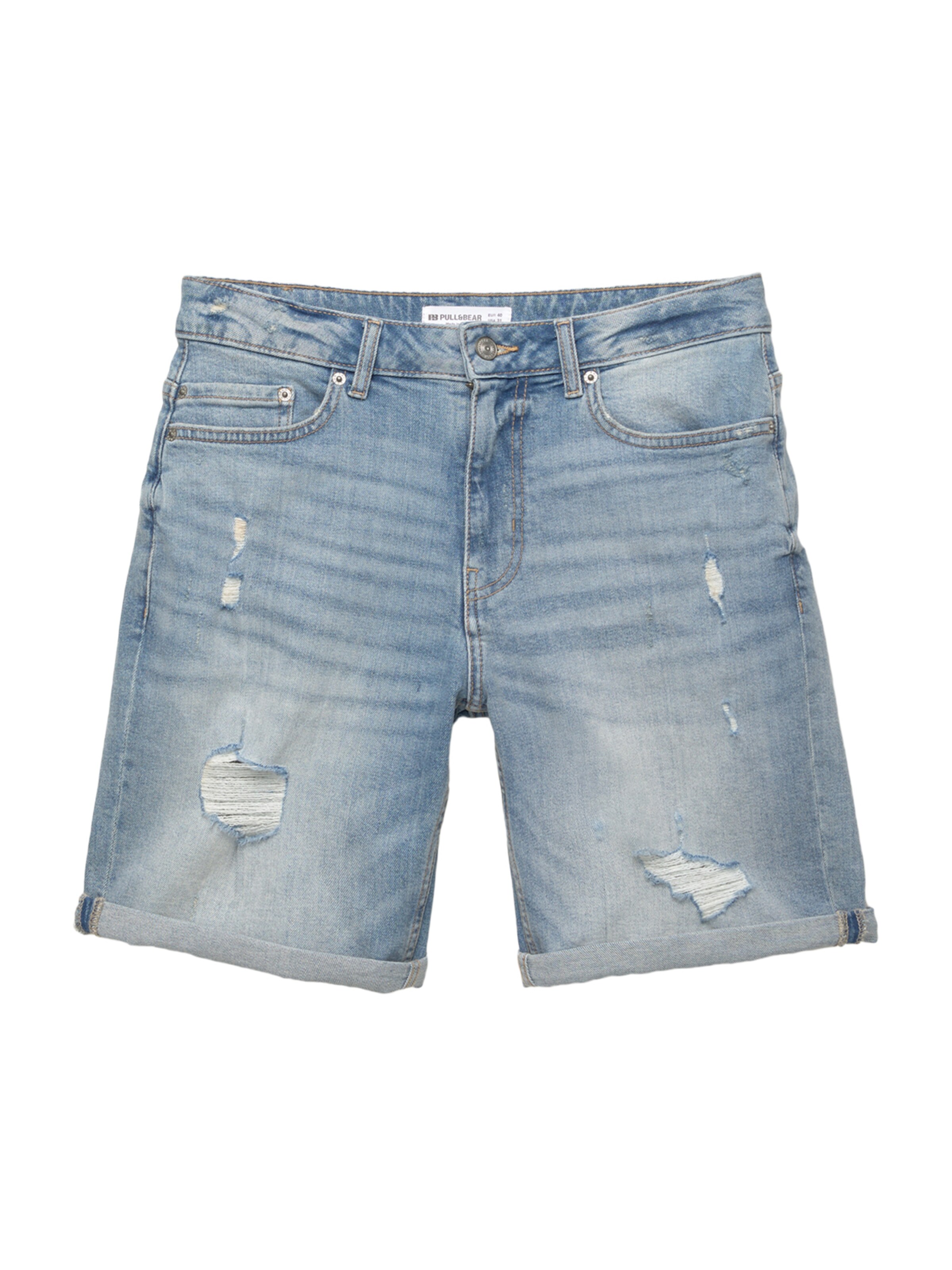 Jeans Pull&Bear pe albastru deschis, Vizualizare produs
