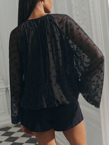 Next Blouse 'Devore' in Black