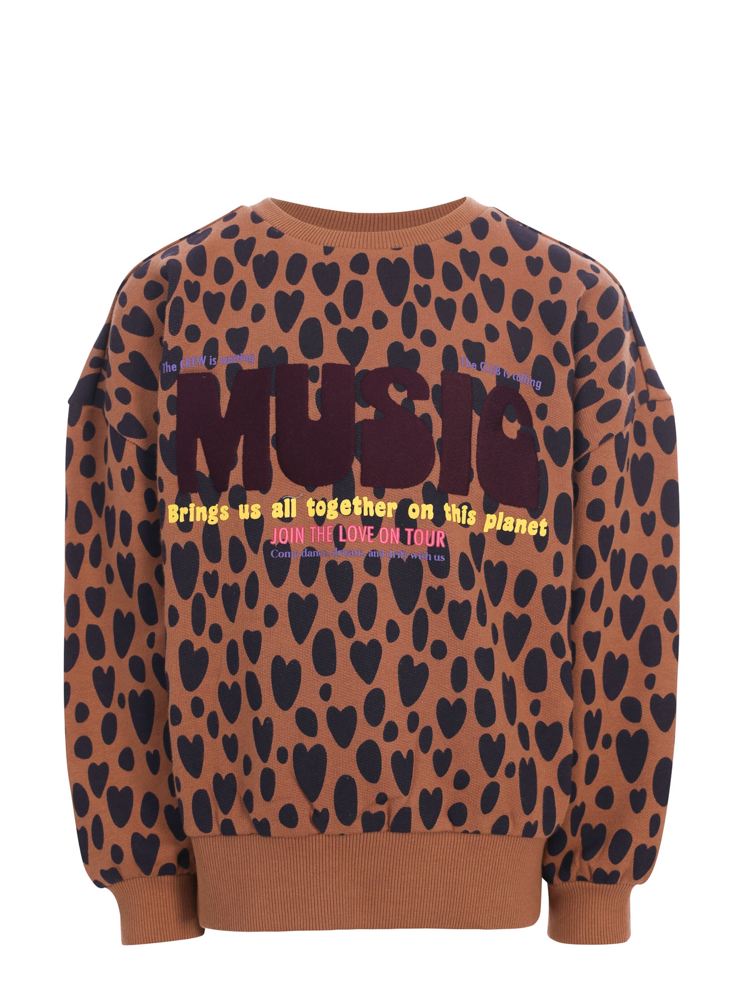 Looxs Revolution Sweatshirt in Beige: voorkant