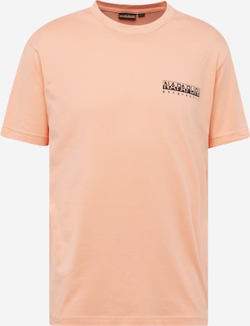 T-Shirt 'FABER' NAPAPIJRI en rose : devant