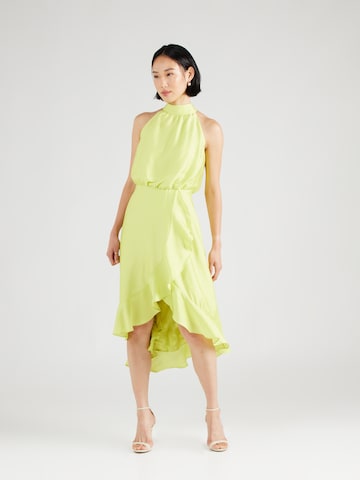 SWING Cocktail Dress in Yellow: front