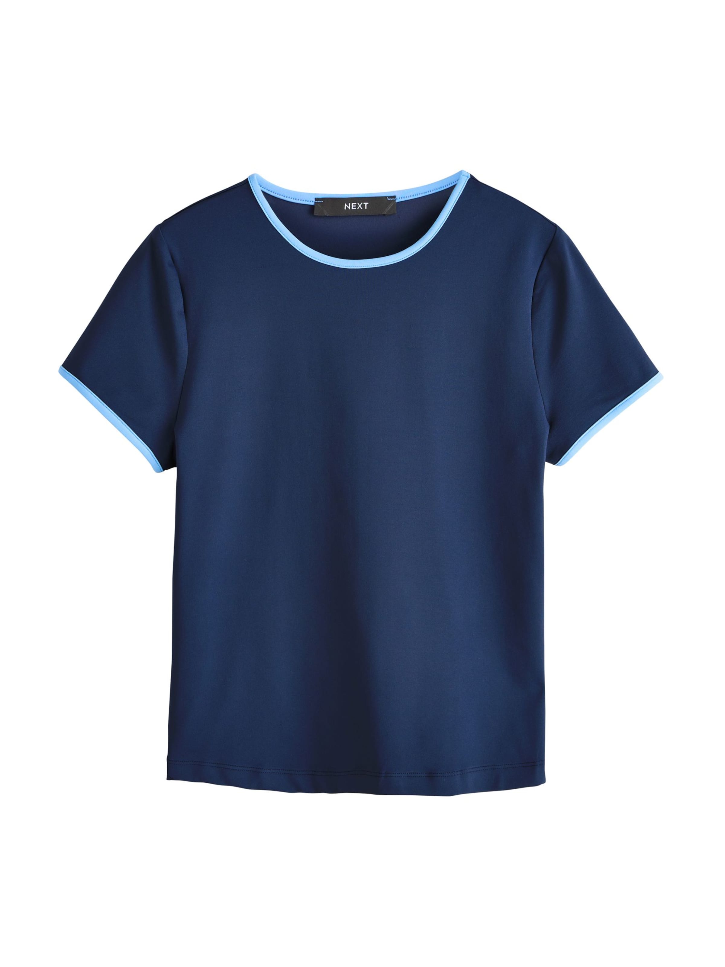 T-shirt Next en bleu : devant